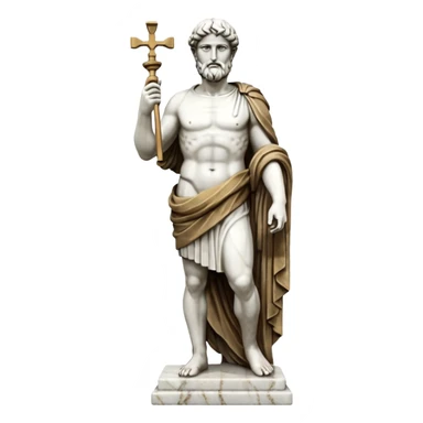 dark academia, greek statue sticker