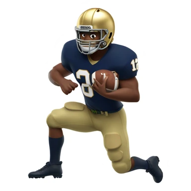 Notre dame football sticker