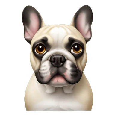 Two French bulldogs sticker