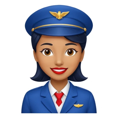 flight attendant sticker