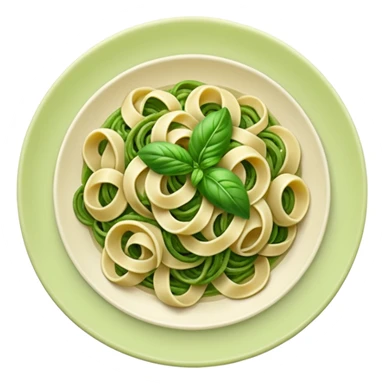 green pesto pasta sticker