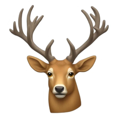 Un cerf sur Donald trumpe sticker