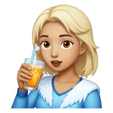 ice spice drinking sticker