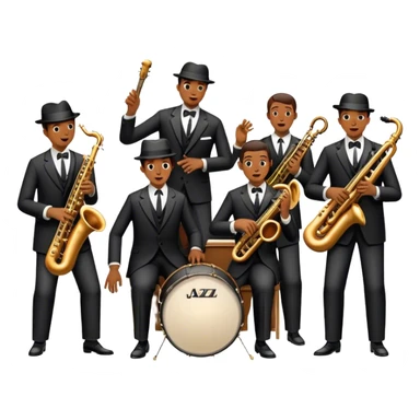 1920’s Chicago Jazz band sticker