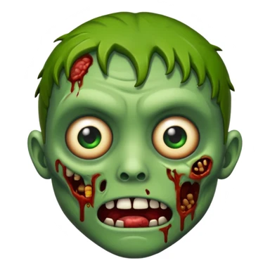 faz eu de emoji de zumbi sticker