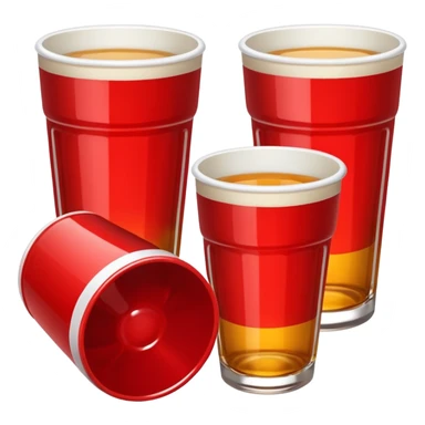Generami l’emoji di un bicchiere da beer pong sticker