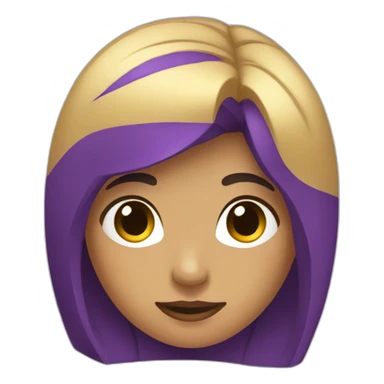 Pensée violette sticker