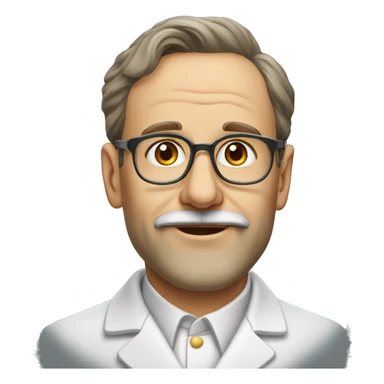 Swiss chemist of the 20th century without beard, mustache or glasses, 40 years old sticker