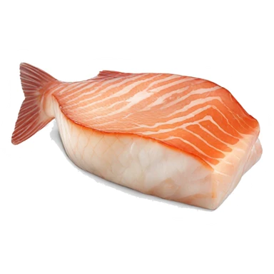 Pacific cod　steak with the skin still attached sticker