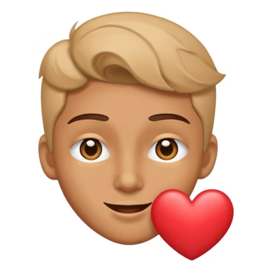 Wink and heart eyes sticker