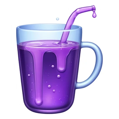 Lean coming out a cup sticker