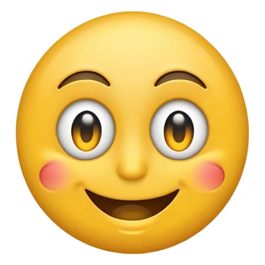 smiling rmoji with ticking eye sticker