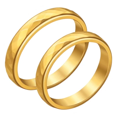 Create a double ring emoji which shows date fixed sticker