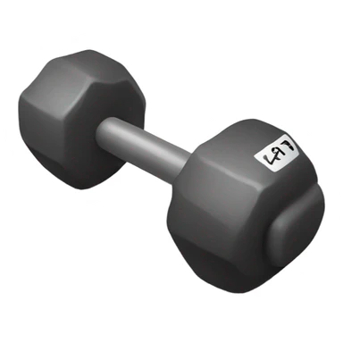 sports weight with the inscription kilogram sticker