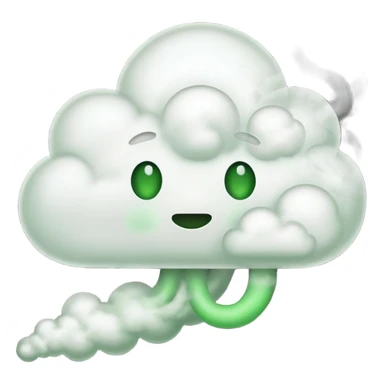 Boodihole smelly and ugly  white and green smoke  sticker