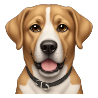 Perro Stanford sin mancha sticker