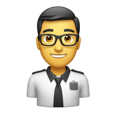 Recruiter with documents sticker