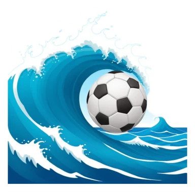 blue wave curacao fifa sticker