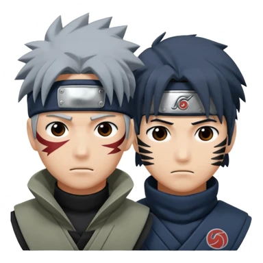 Какаши и Итачи sticker