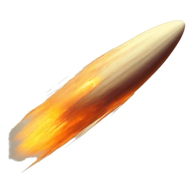 Vintage Planets comet streak motion blur sticker