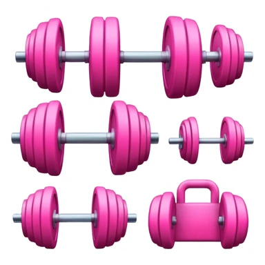 Gym elements pink  sticker