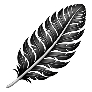 Feather Maori pattern sticker