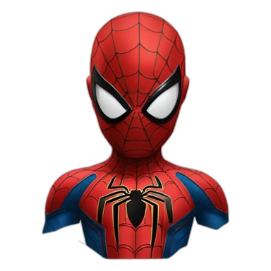 Spiderman in Ironman suit sticker