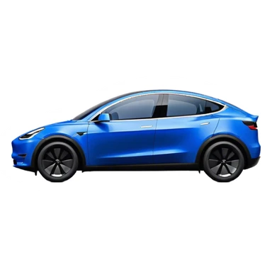 Tesla Model Y - Tesla (Model Year: 2022) (Iconic colour: Blue) sticker