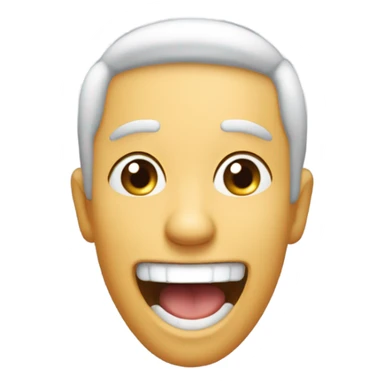 Laughing really hard sticker