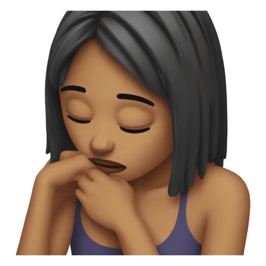 Sad girl crying in the club sticker