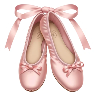 pastel pink ballet shoes sticker