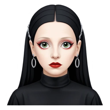 Lene Lovich as seen on the cover of the album Stateless sticker