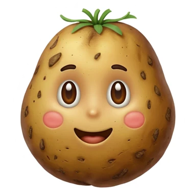 thank you potato sticker