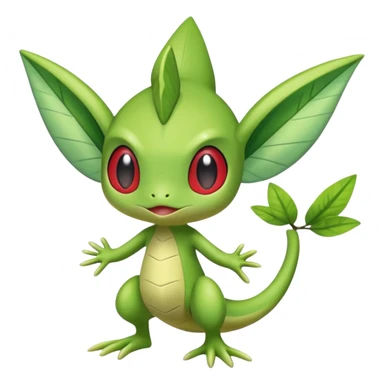  Treecko-Celebi full body sticker