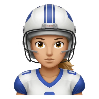 Football Players, Female player sticker