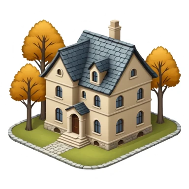 A nice mansion sticker