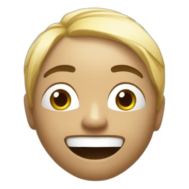 Capoeira smaily face sticker