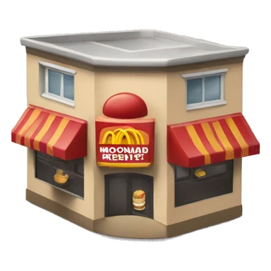 restaurant McDonald  sticker