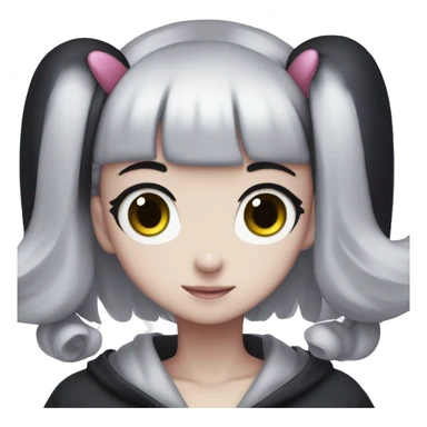 Kuromi heart eyes sticker