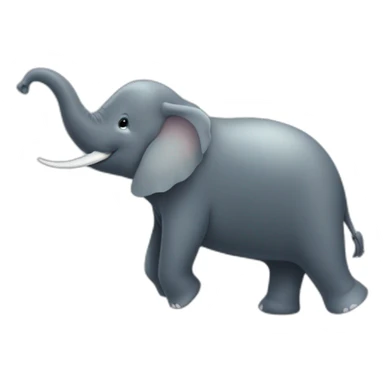 Éléphant sur une baleine sticker