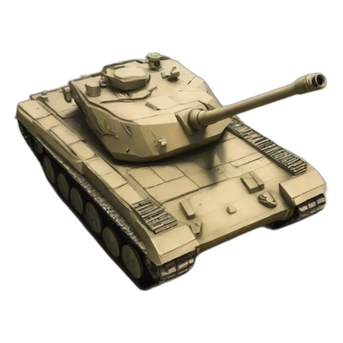 Un tank qui se bat contre un autre tank sticker