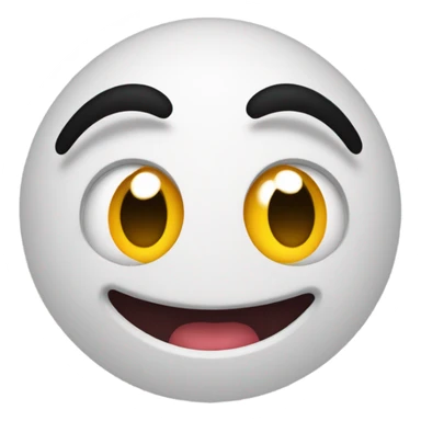 Average emoji with jaw dropped sticker