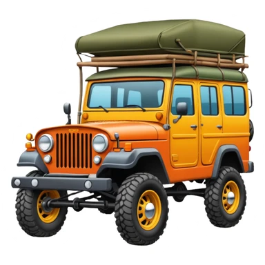 Off-road gypsy car drawing sticker