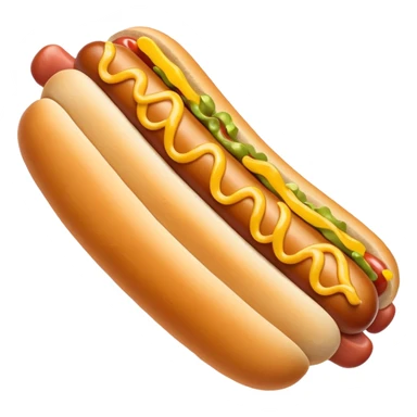 Hot dog with a happy face on it sticker