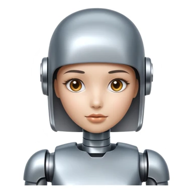 girl ai robot sticker