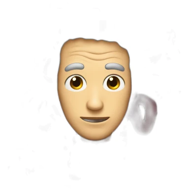 A man morphing into an octopus sticker