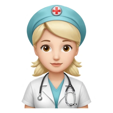 nurse woman sticker