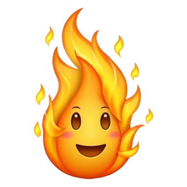Mailti flame emoji  sticker