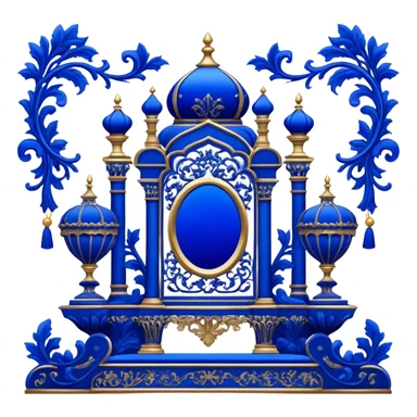 Royal Blue Aesthetic Scenery Decorations sticker