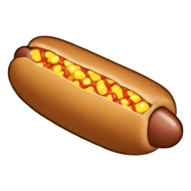 Corn dog with a field of corn/American flag behind it ￼ sticker